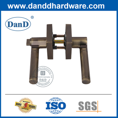 Antiker Messing Zinklegierung Quadratische Eingangsfunktion Lockset-ddlk089