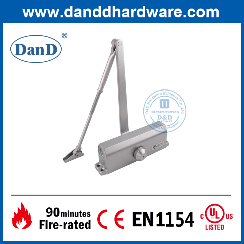 UL Aluminium Fire Nenne Halten Sie die offene hydraulische Tür näher-dddc015