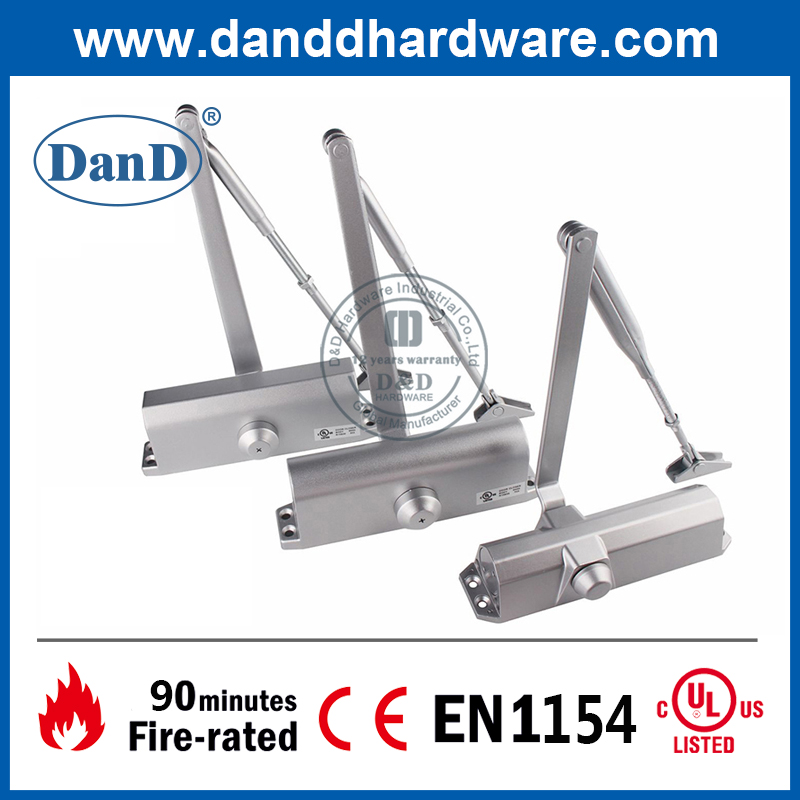 BS EN1154 Aluminiumfeder einstellbare Feuer-Außen-Tür näher-dddc014