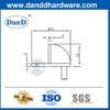 Zinklegierung Half Moon Hemisphäre Sicherheit Fronttür STOP-DDDS004