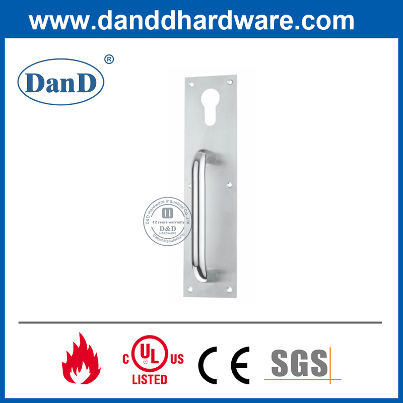 Edelstahl 304 Beenden Gerätetür Hardware Nachtlatchplatte-DDPD017