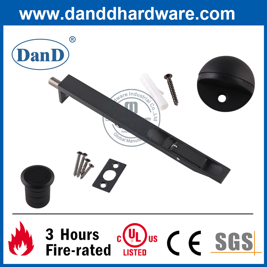 CE UL Grade 304 Matt Black Commercial Pressure Hardware-Anschluss -DDDH002