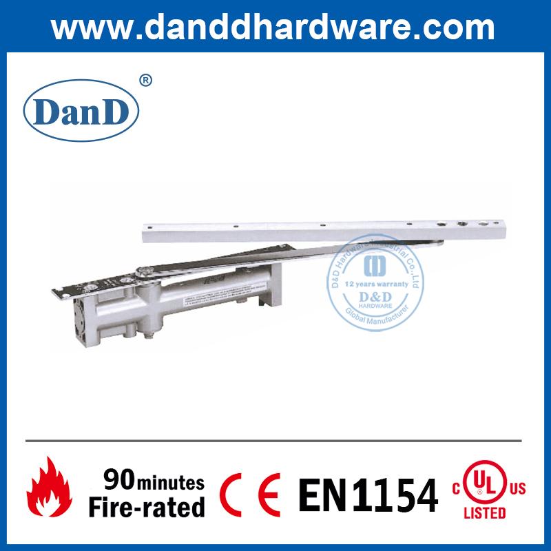 Aluminiumfeder verborgene hydraulische Tür mit gleitender hydraulischer Tür näher-dddc009