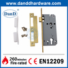 UL CE-Zertifikat Feuer bewertet Satin-Messing-Gebäude-Hardware für hölzerne Tür-DDDH003